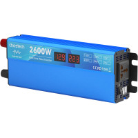 Автомобільний інвертор Choetech 12/220V 1300Вт, чиста синусоїда (CJ2600Q-V2)