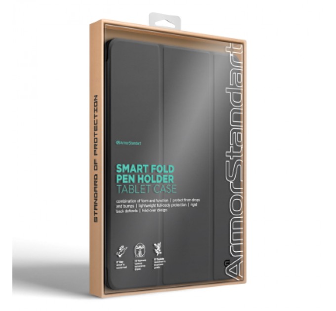 Чохол до планшета Armorstandart Smart Fold Pen Apple iPad Pro 13 (2024) Dark Grey (ARM78139)