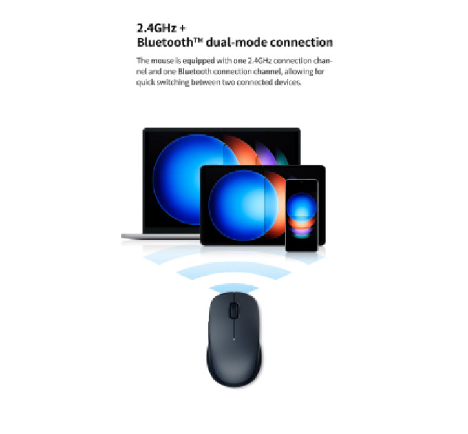 Xiaomi Мишка Xiaomi Dual-mode Wireless Mouse 2 Black (BHR8850GL) (1122318)