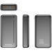 ColorWay Батарея універсальна ColorWay 20 000 mAh Portable Charger (USB/QC3.0 + USB-C/PD/22.5W) Black (CW-PB200LPB4BK-PD)