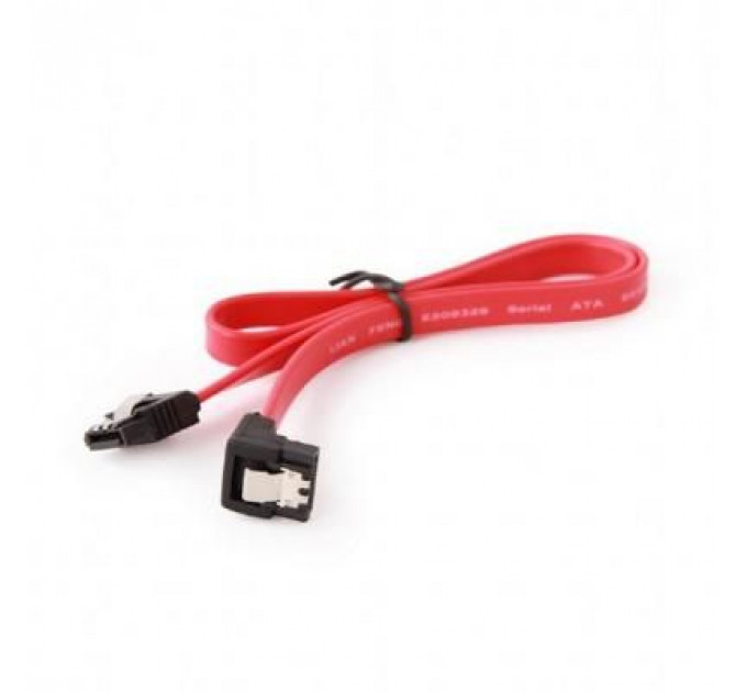 Кабель для передачі даних SATA III 0.1m угловой Cablexpert (CC-SATAM-DATA90-0.1M)
