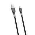 XO Дата кабель USB 2.0 AM to Lightning 1.0m 2.4A black XO (NB182-L-1-BK)