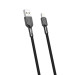XO Дата кабель USB 2.0 AM to Lightning 1.0m 2.4A black XO (NB182-L-1-BK)