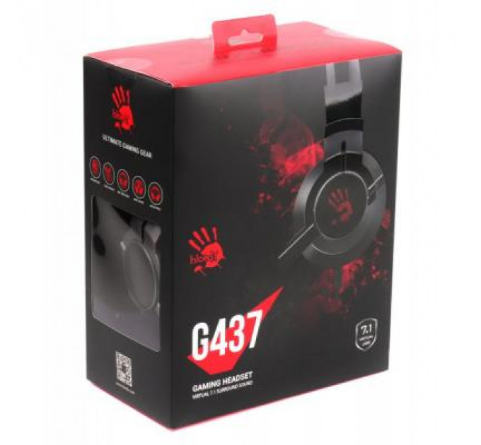 Навушники A4Tech G437 Bloody Black