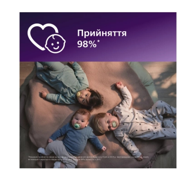 Philips AVENT Пустушка Philips AVENT Ultra Start 0+ місяців 2 шт, бірюз (SCF075/18)