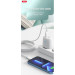 XO Дата кабель USB 2.0 AM to Micro 5P 1.0m braided white XO (NB235_M_White)