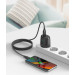XO Дата кабель USB 2.0 AM to Micro 5P 1.0m braided black XO (NB235_M_Black)