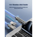 XO Дата кабель USB 2.0 AM to USB-C + USB 2.0 AM to Lightning 1.0m 60W gray XO (NB275_4-in-1_Gray)