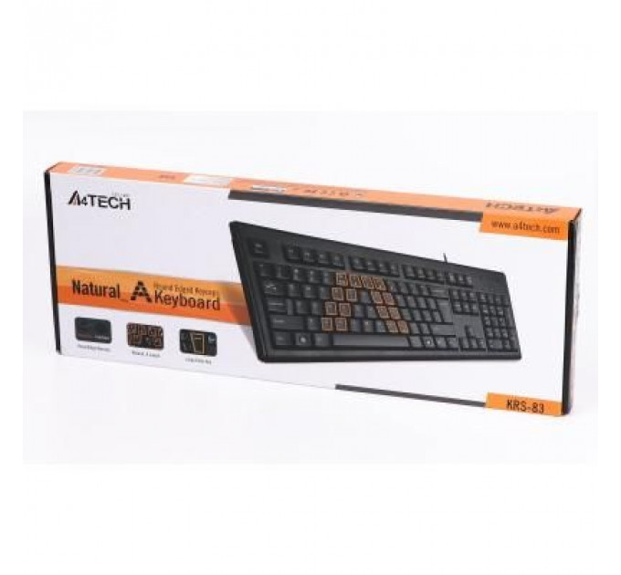 Клавіатура A4Tech KRS-83 USB Black