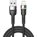 Essager Дата кабель USB 2.0 AM to Lightning 1.0m 2.4A black Essager (EXCL-XCD01)