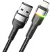 Essager Дата кабель USB 2.0 AM to Lightning 1.0m 2.4A black Essager (EXCL-XCD01)