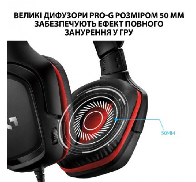 Навушники Logitech G332 Wired Gaming Headset (981-000757)