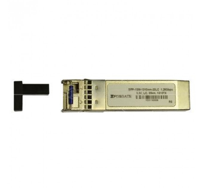 Модуль SFP FoxGate WDM, 1.0 G, 20 км, SC SM, TX1550 нм, DDM (SFPd-1SM-1550nm-20SC)