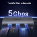 Ugreen Концентратор Ugreen USB3.1 Type-C to HDMIx2 4K60Hz (8k30Hz)/USB3.0x2/Type-C/PD 100W CM498 (15852)