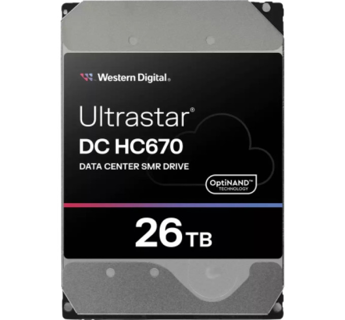 WD Жорсткий диск 3.5" 26TB Ultrastar DC HC670 WD (0F61452 / WSH722626ALN607)