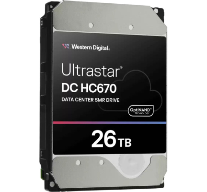 WD Жорсткий диск 3.5" 26TB Ultrastar DC HC670 WD (0F61452 / WSH722626ALN607)