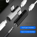 XoKo Перехідник USB-C M to USB-C F + 3.5mm F black XoKo (AC-205-BK)