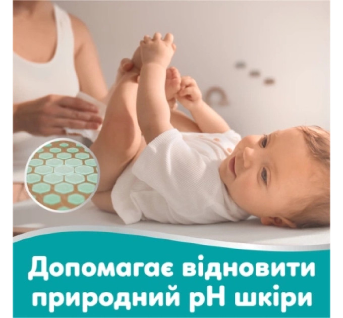 Pampers Дитячі вологі серветки Pampers 99 Water 60 шт х 6 пачок (360 шт) (8006530116596)