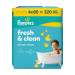 Pampers Дитячі вологі серветки Pampers Fresh Clean Baby Wipes 4 х 80 шт (320 шт) (8001841078052)