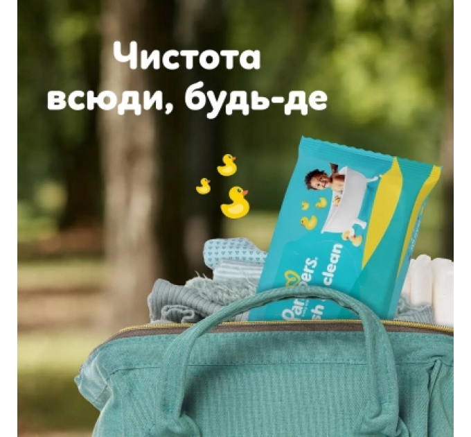 Pampers Дитячі вологі серветки Pampers Sensitive 80 шт х 4 пачки (320 шт) (8001841062754)