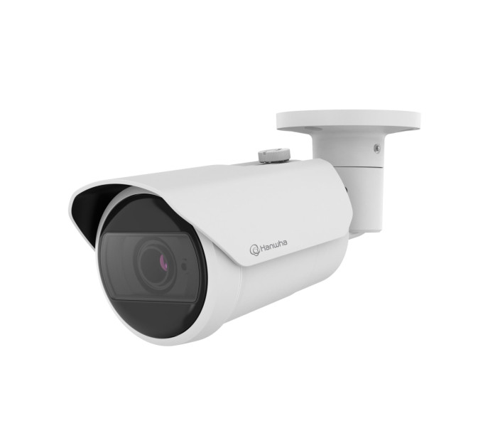 HANWHA Мережева камера циліндрична 4K @ 30fps, motorized vari-focal lens 3.2~10.2mm (H: 104°~31° / V: 55°~17°) QNO-C9083R HANWHA VISION