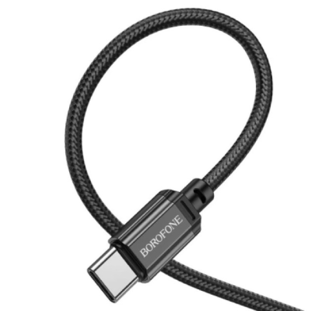 BOROFONE Дата кабель USB 2.0 AM to USB-C 1.0m BX87 Sharp black BOROFONE (6974443389043)