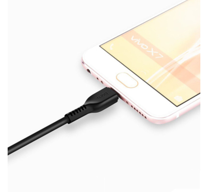 HOCO Дата кабель USB 2.0 AM to Micro 5P 3.0m 2A X20 black HOCO (6957531068945)
