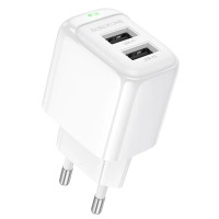 Зарядний пристрій BOROFONE BAS41A 2xUSB white (6941991113741)