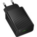 BOROFONE Зарядний пристрій BOROFONE BAS72A USB QC3.0 18W black (6941991122637)