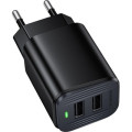 BOROFONE Зарядний пристрій BOROFONE BAS81A 2xUSB 10.5W black (6941991126628)