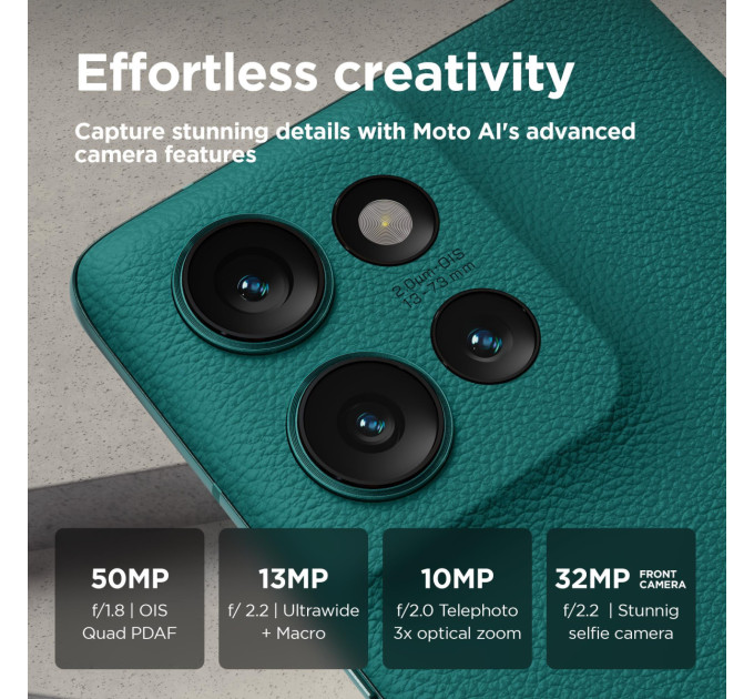 Motorola Мобільний телефон EDGE 50 12/512GB JUNGLE GREEN MOTOROLA