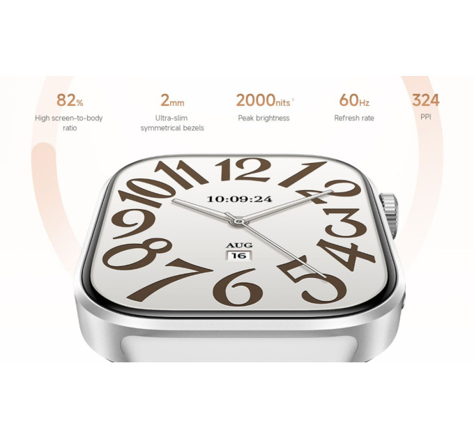 Xiaomi Смарт-годинник Xiaomi Redmi Watch 6 Silver Gray (BHR08CUGL)