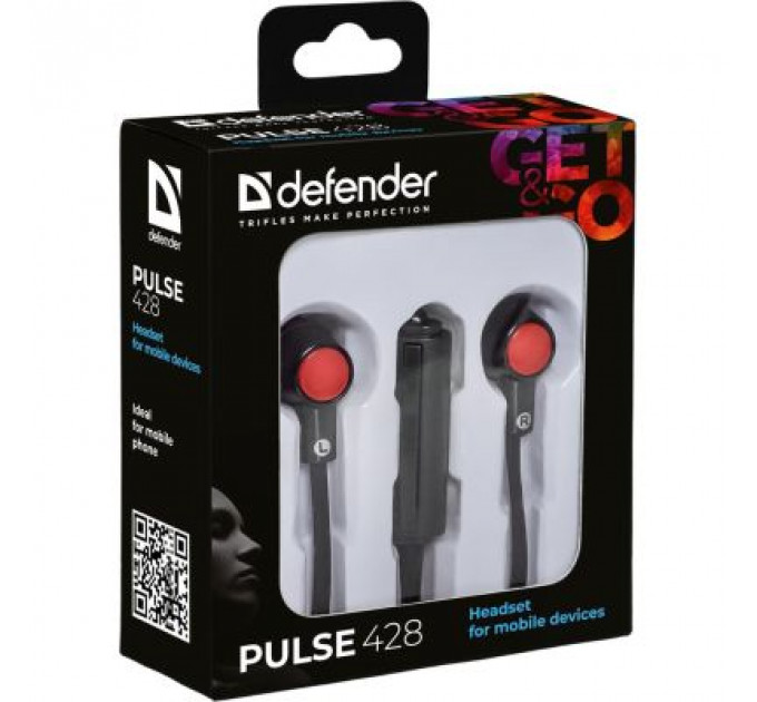 Навушники Defender Pulse 428 Black (63428)
