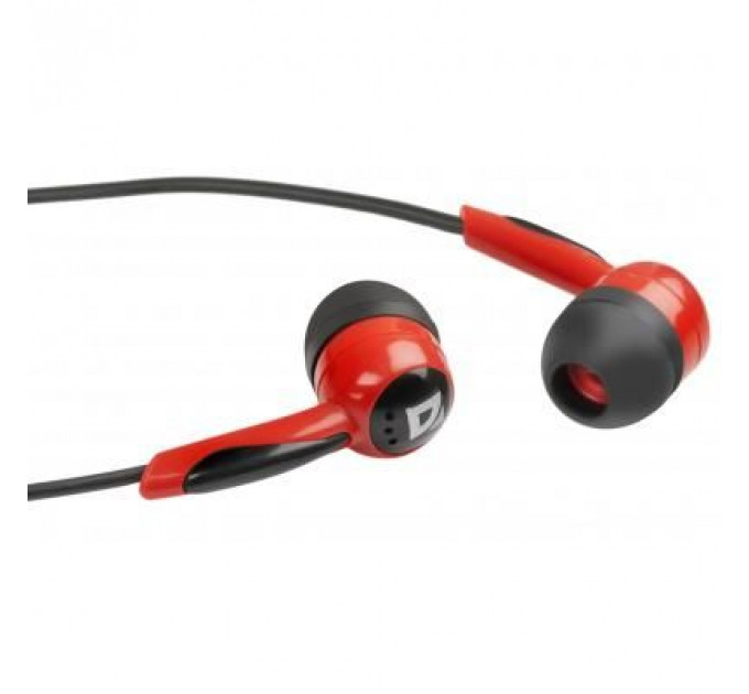 Навушники Defender Basic 604 Black-Red (63605)