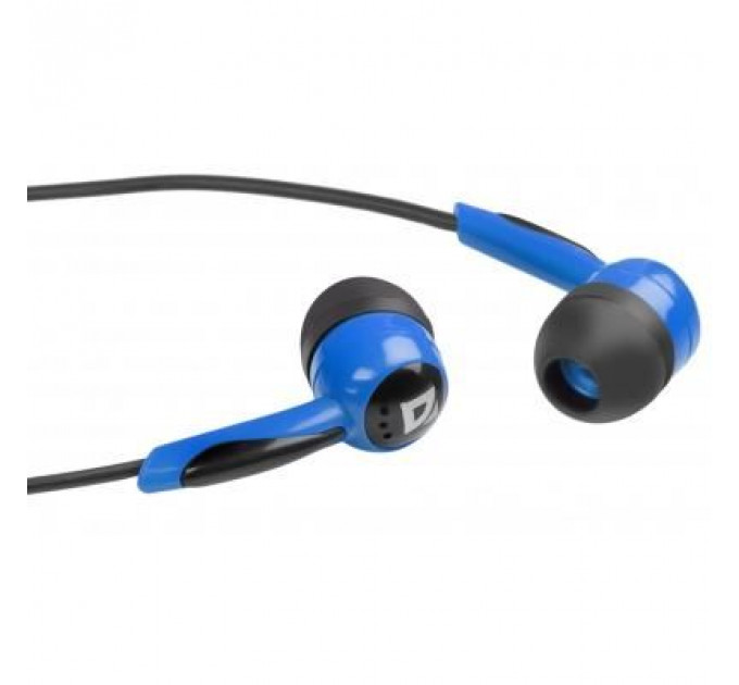Навушники Defender Basic 604 Black-Blue (63608)