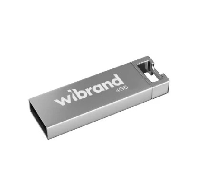 Wibrand USB флеш накопичувач Wibrand 4GB Chameleon Silver USB 2.0 (WI2.0/CH4U6S)