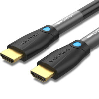 Кабель мультимедійний HDMI to HDMI 10.0m V2.0 Engineering 4K 60Hz 18Gbps HD 7.1 PVC Black Vention (AAMBL)
