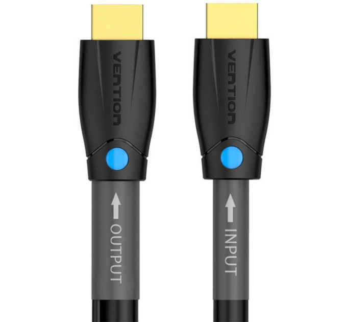 Vention Кабель мультимедійний HDMI to HDMI 10.0m V2.0 Engineering 4K 60Hz 18Gbps HD 7.1 PVC Black Vention (AAMBL)