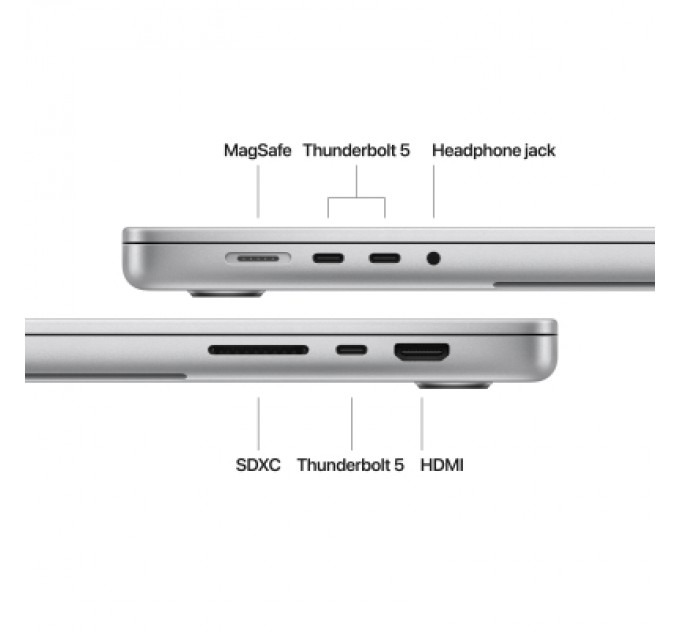 Ноутбук Apple MacBook Pro 14 A3186 M4 Max Silver (MX2W3UA/A)