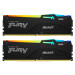 Kingston Fury (ex.HyperX) Модуль пам'яті для комп'ютера DDR5 64GB (2x32GB) 6400 MHz Beast RGB EXPO Kingston Fury (ex.HyperX) (KF564C32BBEAK2-64)
