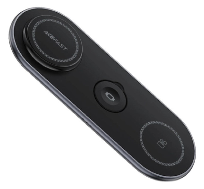 Acefast Зарядний пристрій Acefast Wireless QI 3in1 15W E19 Qi2 (6974316283096)