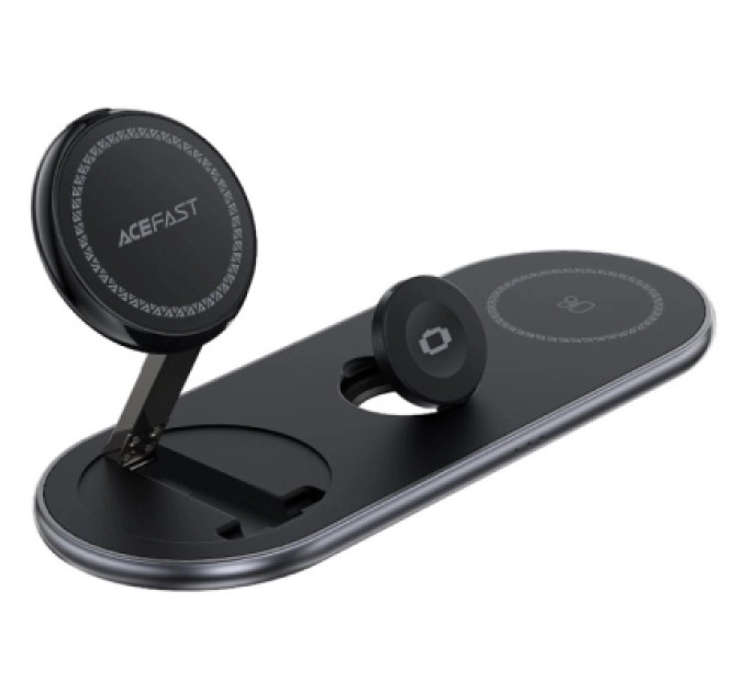 Acefast Зарядний пристрій Acefast Wireless QI 3in1 15W E19 Qi2 (6974316283096)