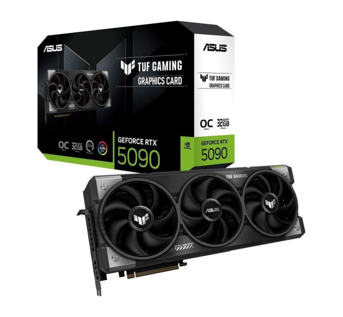 ASUS Відеокарта GF RTX 5090 32GB GDDR7 TUF Gaming OC Asus (TUF-RTX5090-O32G-GAMING)
