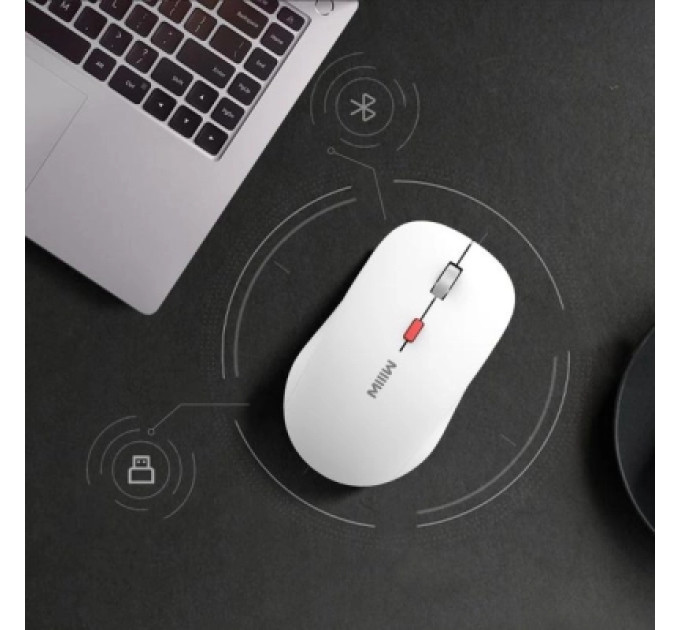 Xiaomi Мишка Xiaomi MiiiW Wireless/Bluetooth White (MW23M22 White)