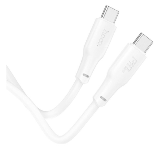 HOCO Дата кабель USB-C to USB-C 1.0m 240W TPE X93 white HOCO (6931474790736)