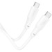 HOCO Дата кабель USB-C to USB-C 1.0m 240W TPE X93 white HOCO (6931474790736)