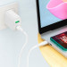 HOCO Дата кабель USB-C to USB-C 1.0m 240W TPE X93 white HOCO (6931474790736)
