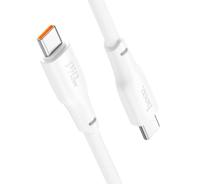 HOCO Дата кабель USB-C to USB-C 1.0m 240W TPE X93 white HOCO (6931474790736)