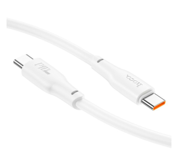 HOCO Дата кабель USB-C to USB-C 1.0m 240W TPE X93 white HOCO (6931474790736)