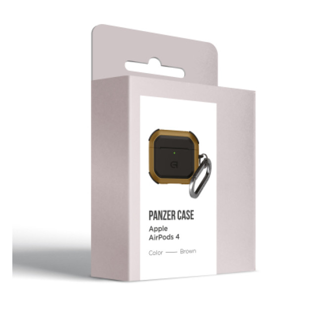 Armorstandart Чохол для навушників Armorstandart Panzer для Apple Airpods 4 Brown (ARM82556)